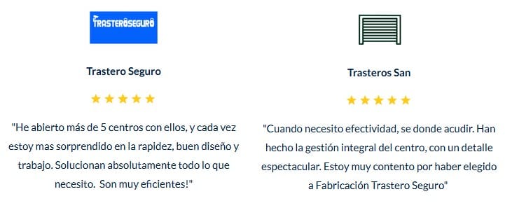 imagen opiniones y logos clientes satisfechos